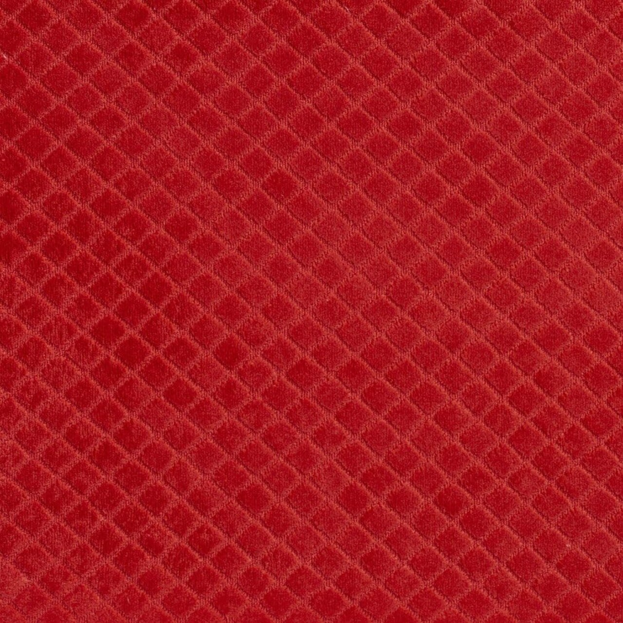 Coral Diamond Small Scale Velvet Woven Pattern Upholstery Fabric by The Yard - SKU: Jaycee Watermelon
